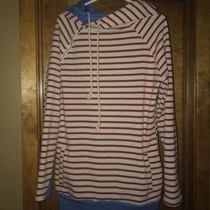 Ampersand Ave Fireworks Double Hoodie